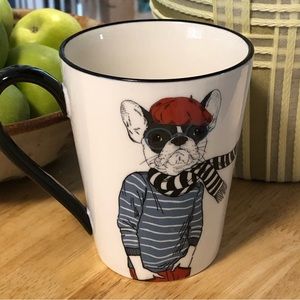 French Hipster Dog 16 oz. Mug Anthropomorphic EXCELLENT